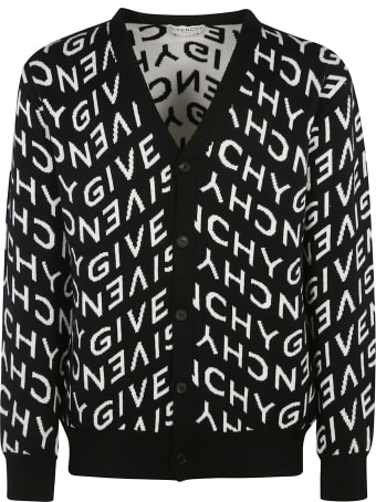 Givenchy All-over Logo Patterned Cardigan