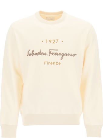 Salvatore Ferragamo 1927 Signature Crewneck Sweatshirt