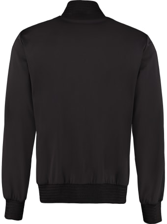 Dolce & Gabbana Patch Detail Full-zip Sweatshirt
