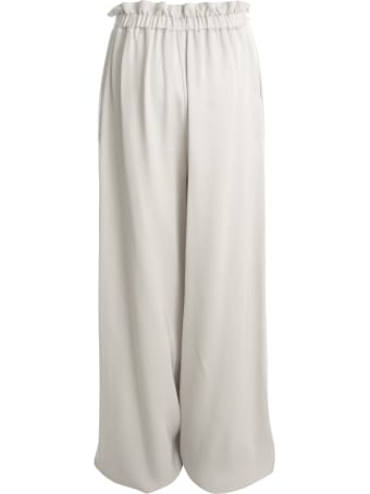Emporio Armani Elastic Wide Leg Pants W/coulisse