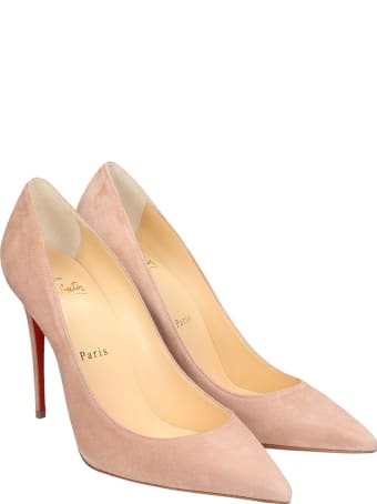 Christian Louboutin Kate 100 Pumps In Rose-pink Suede