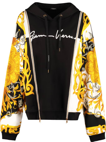 Versace Printed Cotton Hoodie