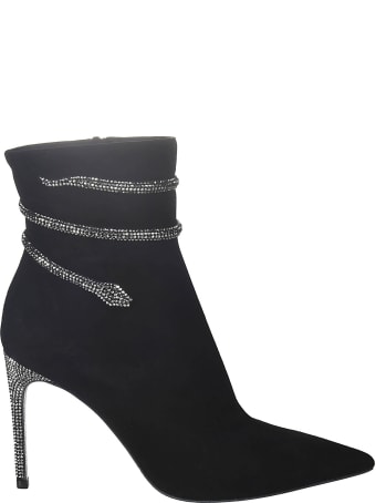 René Caovilla Crystal Embellished Boots