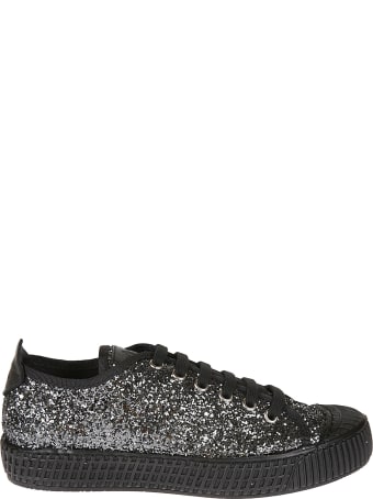 Car Shoe Glittery Low-up Laced Sneakers