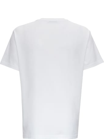 Givenchy Cotton T-shirt With Schematics Logo Print