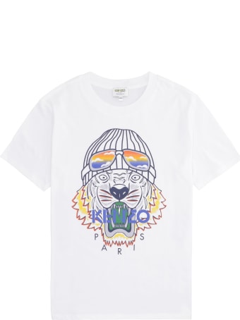 Kenzo Kids Printed Cotton T-shirt