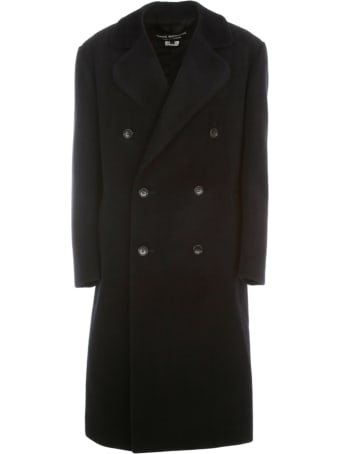 Junya Watanabe Comme Des Garçons Angora Beaver Doubel Breasted Coat
