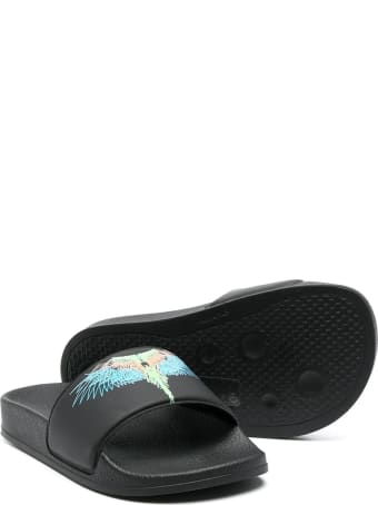 Marcelo Burlon Slippers With Wings Print