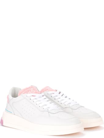 GHOUD White And Pink Leather Tweener Sneaker