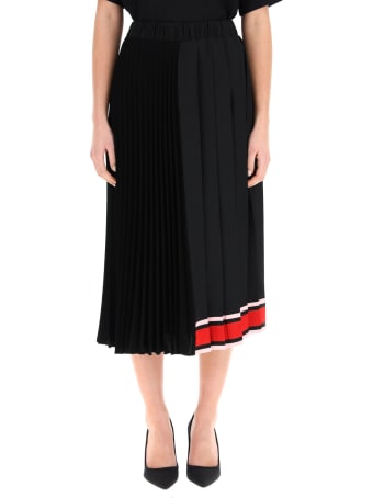 N.21 Pleated Midi Skirt