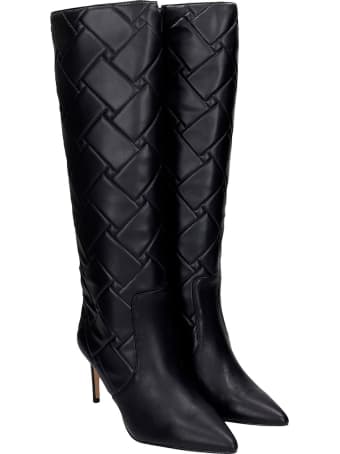 Kurt Geiger High Heels Boots In Black Leather