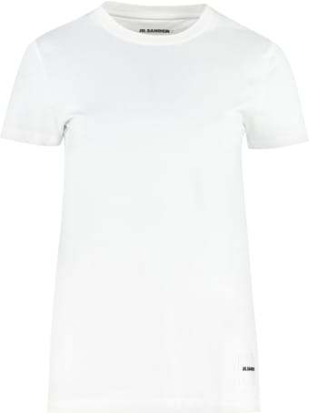 Jil Sander Set Of Three Cotton T-shirt