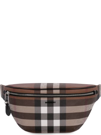 Burberry Checked E-canvas Belt Bag