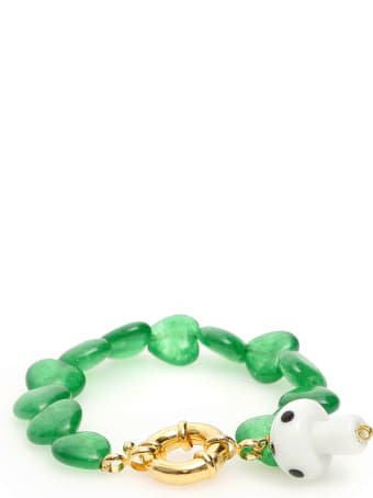 Timeless Pearly Hearts Bracelet