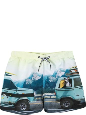 Molo Light Blue Teen Bermuda Shorts