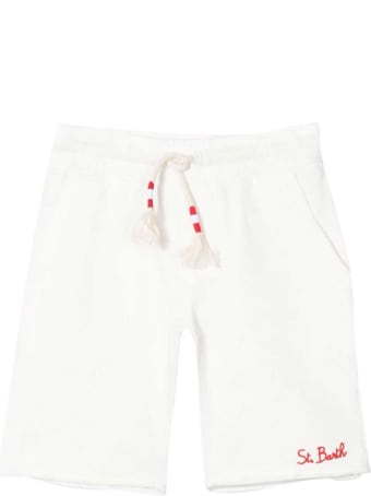 MC2 Saint Barth White Sports Shorts