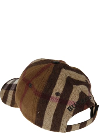 Burberry Checked Baseball Cap