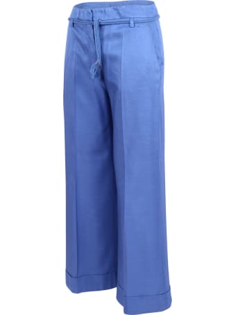 True Royal Viscose Trousers