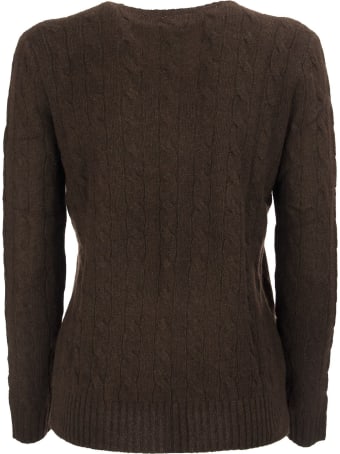 Ralph Lauren Cable Knit Wool And Cashmere Sweater