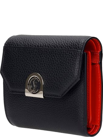 Christian Louboutin Elisa Wallet In Black Leather