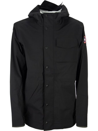 Canada Goose Men's Nanaimo Rain Jacket Fusion Fit Black