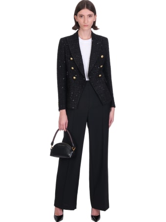 Tagliatore 0205 Jalicya Blazer In Black Cotton