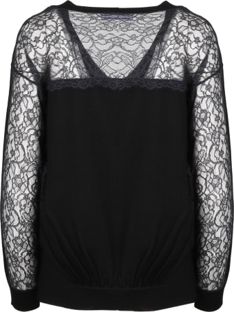 RED Valentino Lace Detail Sweater