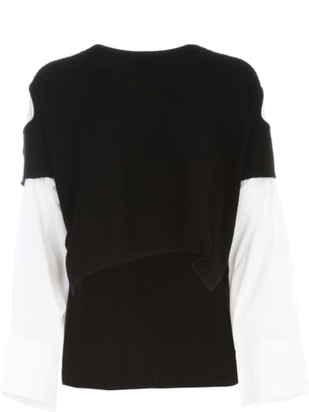 Y's Shoulder Hole Sweater L/s W/shirt