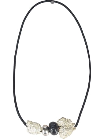 Maria Calderara Rock Detailed Necklace