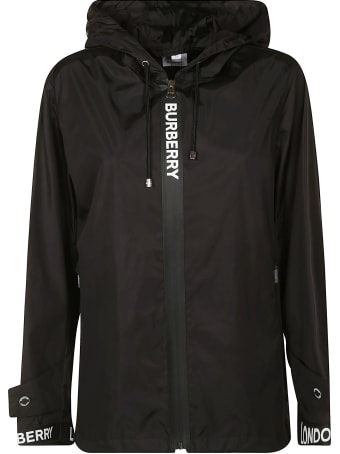 Burberry Logo Panel Windbreaker