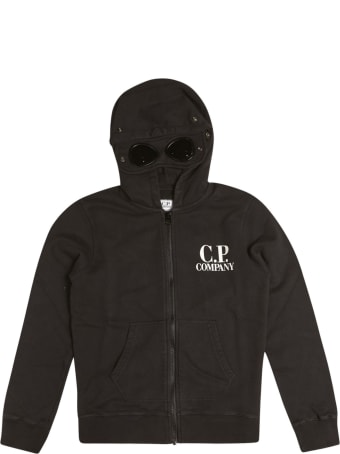 C.P. Company Undersixteen Logo Zipped Hoodie