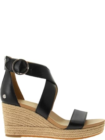 UGG Hylda - Leather Sandal With Wedge