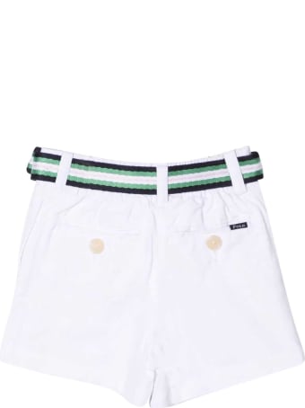 Ralph Lauren White Shorts With Belt