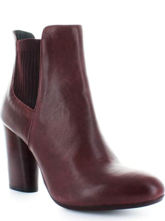Fiori Francesi Bordeaux Leather Boots
