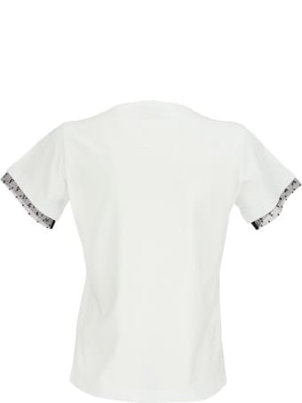 RED Valentino Logo Printed T-shirt White