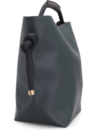 Zucca Recycled Leather Bucket Bag