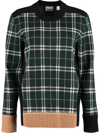 Burberry Long Sleeve Crew-neck Sweater