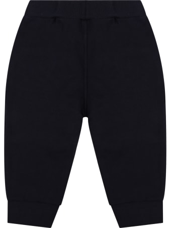 GCDS Mini Blue Sweatpants For Babykids With Logo