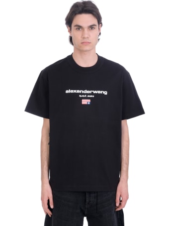 Alexander Wang T-shirt In Black Cotton