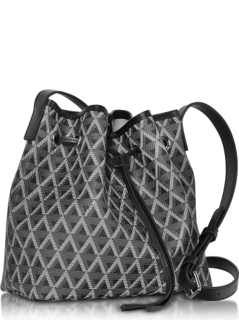 Lancaster Paris Ikon Small Coated Canvas Bucket Bag