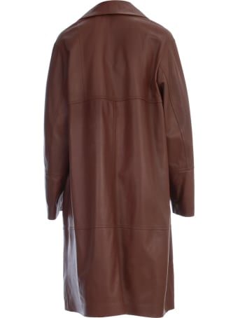 Desa 1972 Lux Plonge Leather Trench