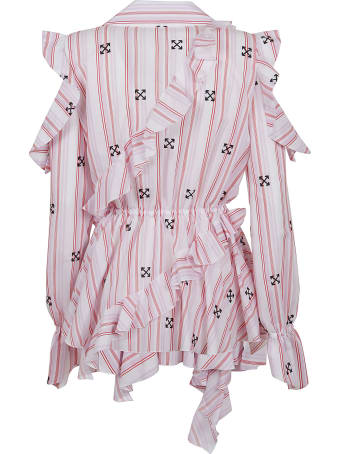 Off-White Embr Arrow New Roman Blouse