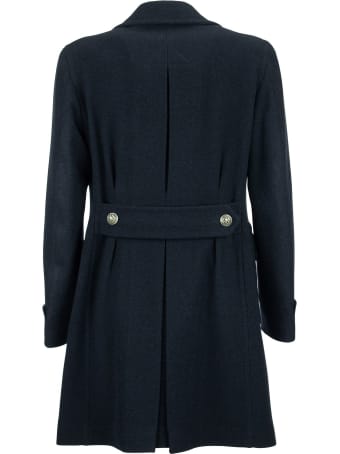 Tagliatore Double-breasted Coat In Wool