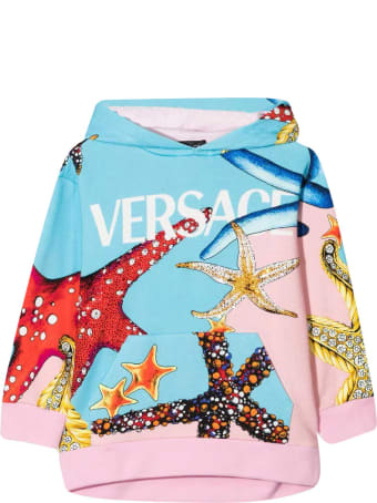 Young Versace Print Sweatshirt