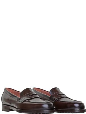 Santoni Santoni 1^ Linea Leather Loafer