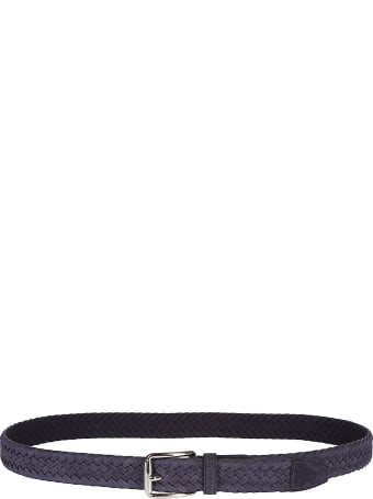 Tod's Blue Suede Belt