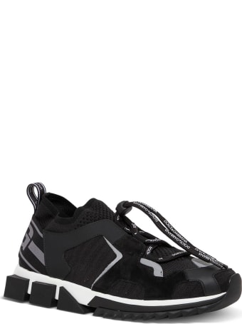 Dolce & Gabbana Sorrento Trekking Sneakers In Mix Of Materials