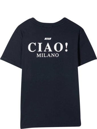 MSGM Blue T-shirt Teen