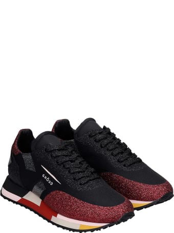 GHOUD Rush Sneakers In Black Synthetic Fibers