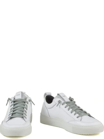 P448 White Perforated Leather Women's Sneakers